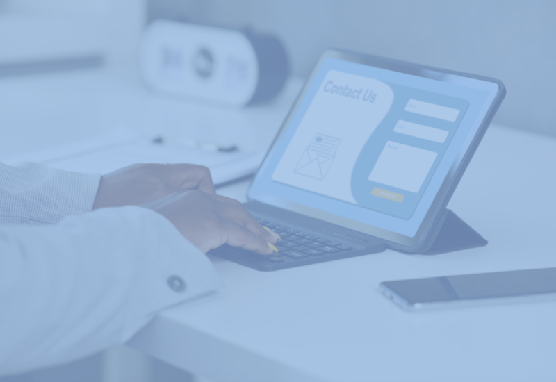 Landing page in CRM