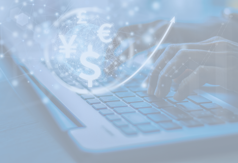 How does CRM support sales in the financial services sector?