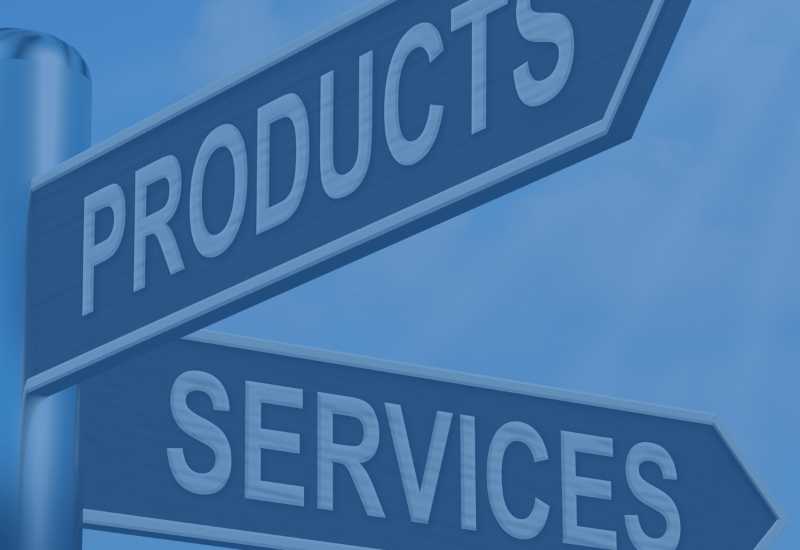 How does CRM support the process of selling services?
